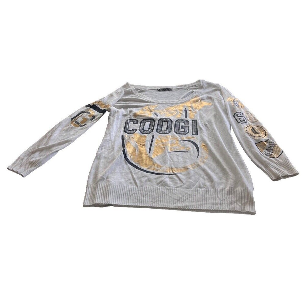 Coogi Pullover Sweater Long Sleeve Beige Size 3X